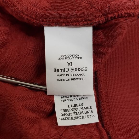 L.L Bean Mens XL Regular Quilted Mockneck Sweatshirt - Picture 10 of 11
